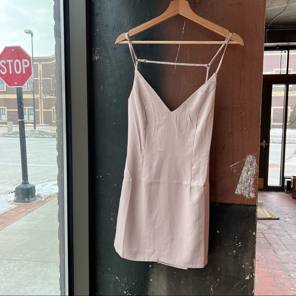 SUPERDOWN Satin Mini Dress